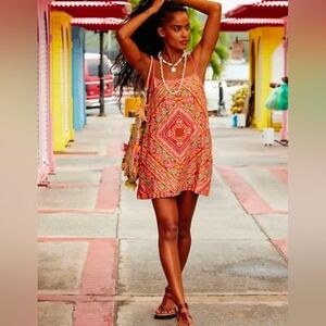 Free People Heart Eyes Mini Dress